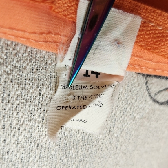 70s orange bridesmaids dress - Picture 14 of 15